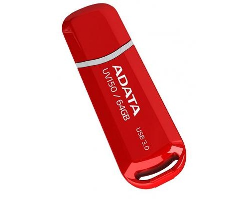 USB флеш накопичувач ADATA 64GB UV150 Red USB 3.0 (AUV150-64G-RRD) 