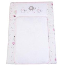 Пеленальний матрацик Верес Elephant pink 50*70 (421.4)