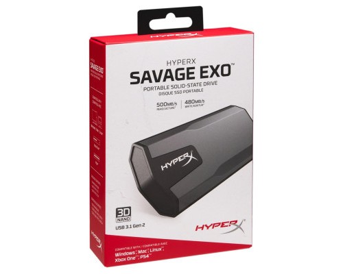 Накопичувач SSD USB 3.1 960GB HyperX (SHSX100/960G)