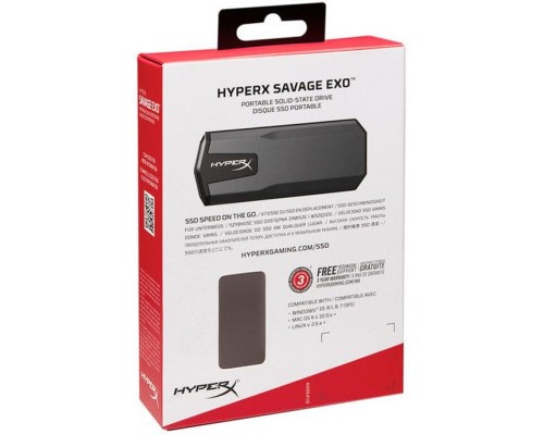 Накопичувач SSD USB 3.1 960GB HyperX (SHSX100/960G)