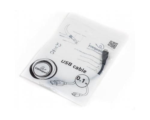 Дата кабель USB 2.0 AM to Micro 5P 0.1m Cablexpert (CCP-mUSB2-AMBM-0.1M) Дата кабель USB 2.0 AM to Micro 5P 0.1m Cablexpert (CCP-mUSB2-AMBM-0.1M)