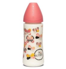 Пляшечка для годування Suavinex Крилаті історії 360 мл рожева (304829)