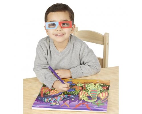 Набір для творчості Melissa&Doug 3D розмальовка по точках для хлопчиків (MD9964)