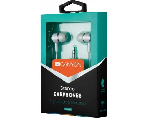 Навушники Canyon White (CNE-CEPM01W)