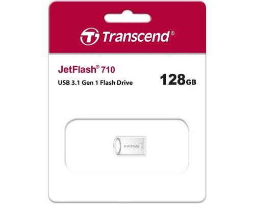 USB флеш накопичувач Transcend 128GB JetFlash 710 Silver USB 3.0 (TS128GJF710S) 