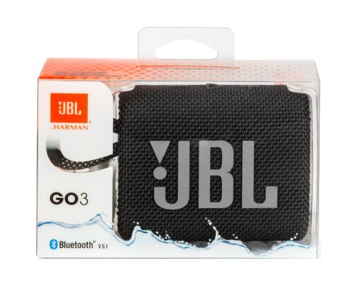 Акустична система JBL Go 3 Black (JBLGO3BLK) 