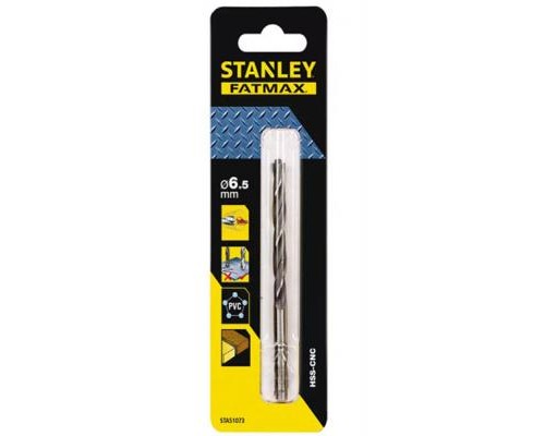 Свердло Stanley по металу Fat Max, HSS-CNC, d=6.5 мм, L=101 x63 мм (STA51073)