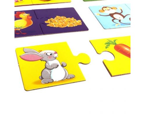 Розвиваюча іграшка Vladi Toys Хто що їсть?, українська мова (VT1804-25)