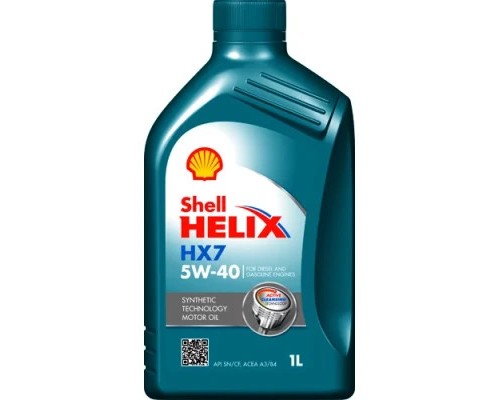 Моторна олива Shell Helix HX7 5W40 1л (2102)