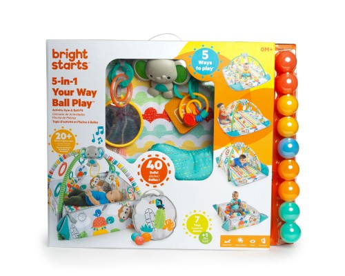 Дитячий килимок Bright Starts 5 в 1 Totally Tropical (12624) Дитячий килимок Bright Starts 5 в 1 Totally Tropical (12624)
