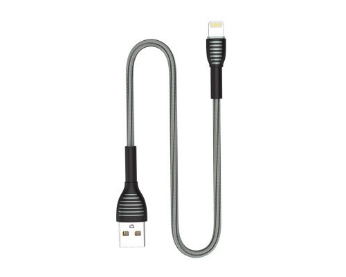 Дата кабель USB 2.0 AM to Lightning 1.0m ColorWay (CW-CBUL041-GR)