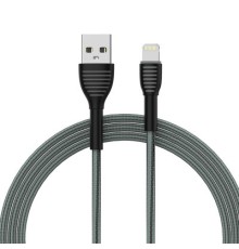 Дата кабель USB 2.0 AM to Lightning 1.0m ColorWay (CW-CBUL041-GR)