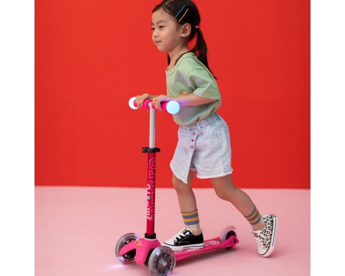 Самокат Micro Mini Deluxe Magic Pink LED (MMD130)