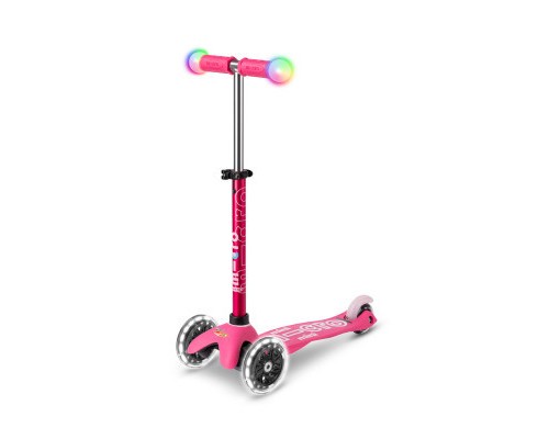 Самокат Micro Mini Deluxe Magic Pink LED (MMD130)