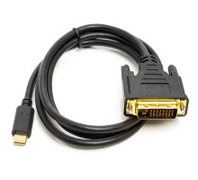 Перехідник USB Type-C 3.1 to DVI (24+1) (M) 1.0m PowerPlant (CA912124)