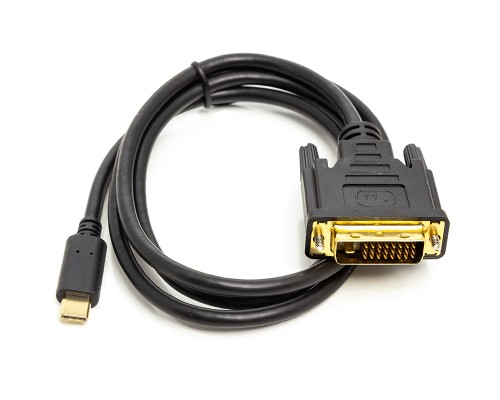 Перехідник USB Type-C 3.1 to DVI (24+1) (M) 1.0m PowerPlant (CA912124) Перехідник USB Type-C 3.1 to DVI (24+1) (M) 1.0m PowerPlant (CA912124)