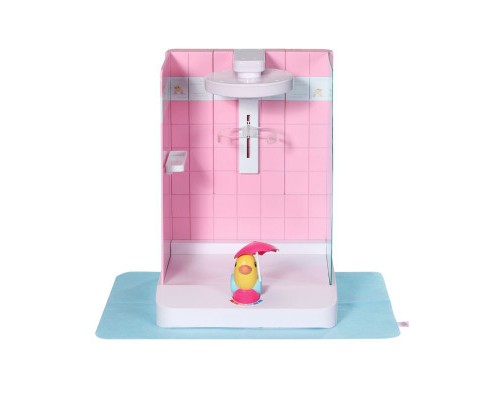 Аксесуар до ляльки Zapf Автоматична душова кабінка Baby Born - Купаємося з качечкою (830604)