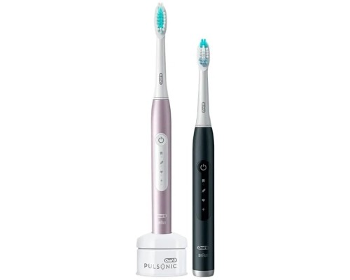 Електрична зубна щітка Oral-B 4900 S411.526.3H Pulsonic Slim Luxe RoseGold + MatteBlack