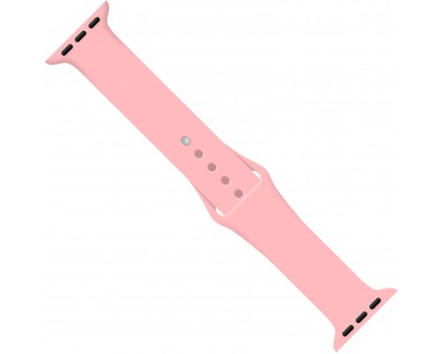 Ремінець до смарт-годинника Intaleo Silicone для Apple Watch 38/40 mm pink (1283126494338)