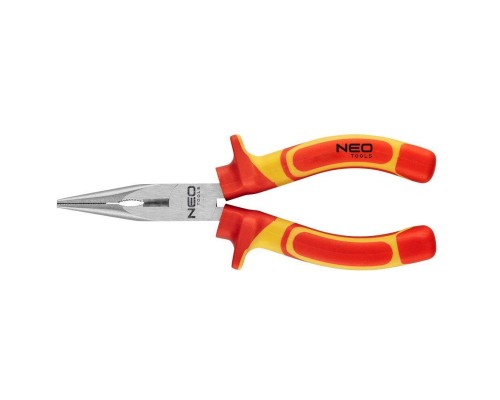 Плоскогубці Neo Tools подовжені 180 мм, 1000 В, CrV, поліровані (01-224)