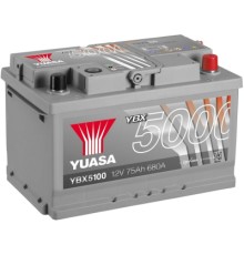 Акумулятор автомобільний Yuasa 12V 75Ah Silver High Performance Battery (YBX5100)