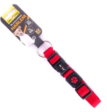 Нашийник для тварин GimDog Harlem нейлон 55-51 см/20 мм червоний (8009632058658)