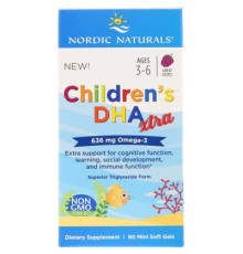 Жирні кислоти Nordic Naturals Риб'ячий Жир (ДГК) Для Дітей (3-6 років), 636 мг, Ягідний смак, Childr (NOR02721)