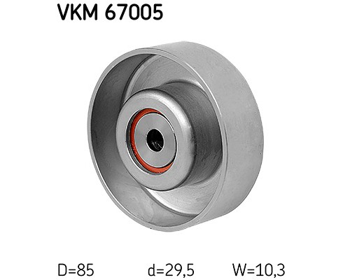 Ролик натягувача ременя SKF VKM 67005