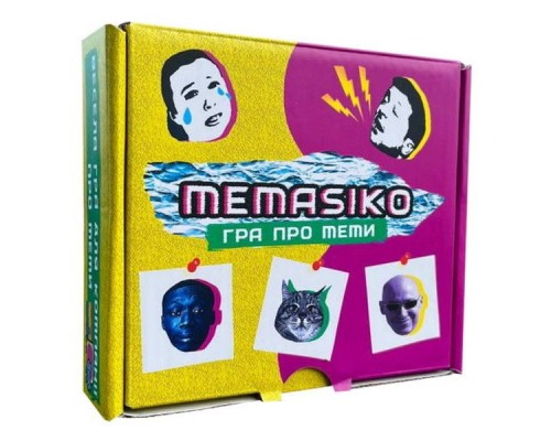 Настільна гра PLAYROOM Memasiko (гра про меми) , українська (ВР_ММСК)