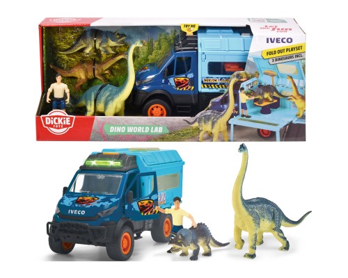 Ігровий набір Dickie Toys Дослідження динозаврів з машиною 28 см, 3 динозаврами та фігуркою (3837025) Ігровий набір Dickie Toys Дослідження динозаврів з машиною 28 см, 3 динозаврами та фігуркою (3837025)