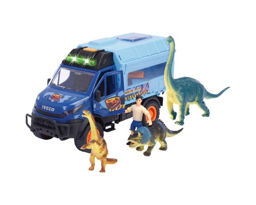 Ігровий набір Dickie Toys Дослідження динозаврів з машиною 28 см, 3 динозаврами та фігуркою (3837025) Ігровий набір Dickie Toys Дослідження динозаврів з машиною 28 см, 3 динозаврами та фігуркою (3837025)