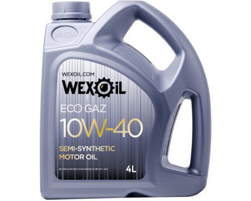 Моторна олива WEXOIL Eco gaz 10w40 4л (WEXOIL_62583)
