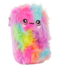 Пенал Cool For School 1 відділення з плюшем та аплікацією Веселка (CF6549-light)