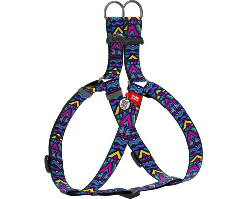 Шлея для собак WAUDOG Nylon з QR паспортом анатомічна 