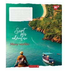 Зошит Yes А5 Many worlds! 96 аркушів, лінія (766508)