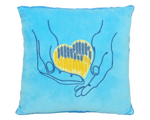 М'яка іграшка Tigres Подушка Серце в долонях (ПД-0442)