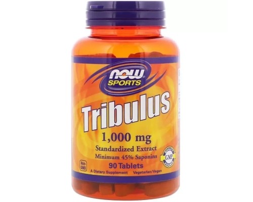 Трави Now Foods Трибулус, Tribulus, 1000 мг, 90 таблеток (NOW-02171)
