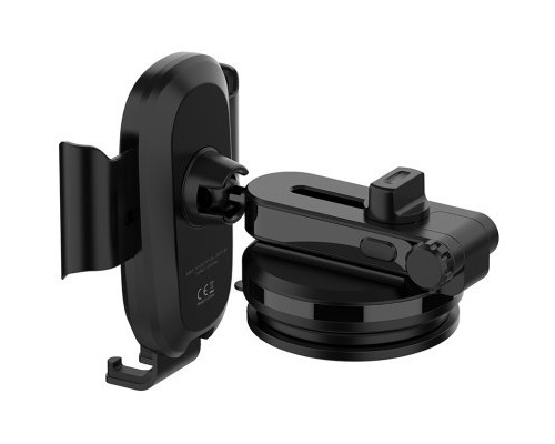 Універсальний автотримач ColorWay Dashboard Car Wireless Charger 15W Black (CW-CHAW037Q-BK)