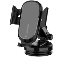 Універсальний автотримач ColorWay Dashboard Car Wireless Charger 15W Black (CW-CHAW037Q-BK)