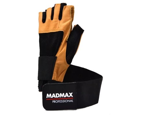 Рукавички для фітнесу MadMax MFG-269 Professional Brown M (MFG-269-Brown_M)