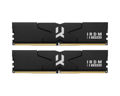 Модуль пам'яті для комп'ютера DDR5 64GB (2x32GB) 6000 MHz IRDM Black Goodram (IR-6000D564L30/64GDC)