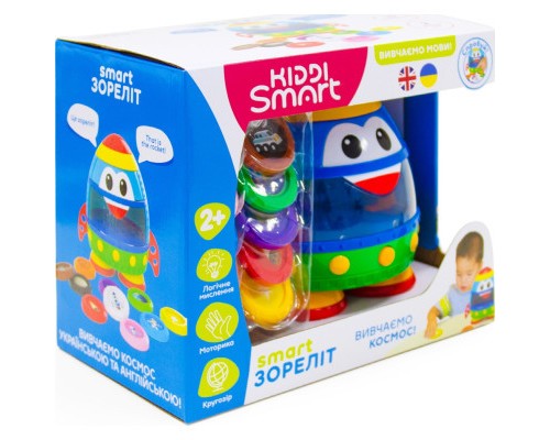 Розвиваюча іграшка Kiddi Smart Інтерактивна навчальна іграшка Smart-Зореліт українська та англійська мова (344675) Розвиваюча іграшка Kiddi Smart Інтерактивна навчальна іграшка Smart-Зореліт українська та англійська мова (344675)