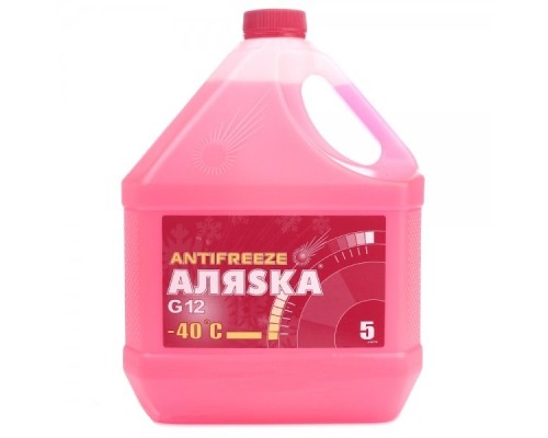 Антифриз Аляsка -40 G12 червоний 5л (5527) 