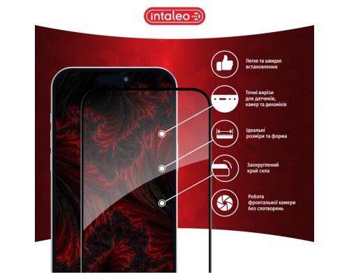 Скло захисне Intaleo Full Glue Apple iPhone 15 Plus (1283126575334)