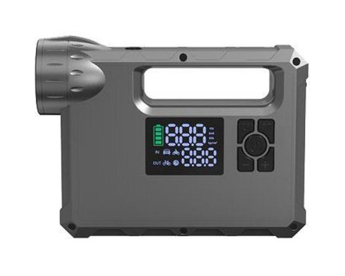 Пуско зарядний пристрій 2E Pitman з автомобільним компресором та ліхтарем, 10000 mAh/37Wh, 400 А, 1xUSB/2.4 A (2E-CJSPBPL-BK)