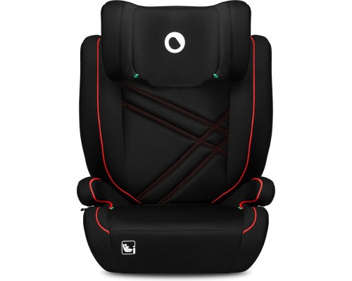 Автокрісло Lionelo Hugo I-Size Sporty Black чорне з червоним (LO-HUGO I-SIZE SPORTY BLACK)