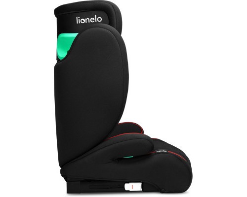 Автокрісло Lionelo Hugo I-Size Sporty Black чорне з червоним (LO-HUGO I-SIZE SPORTY BLACK)