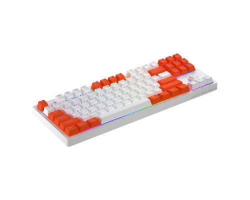 Клавіатура Hator Rockfall 2 Mecha Signature Edition USB White/White/Orange (HTK-521-WWO)