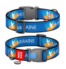 Нашийник для тварин WAUDOG Nylon з QR-паспортом 