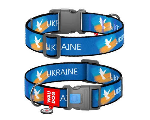 Нашийник для тварин WAUDOG Nylon з QR-паспортом 